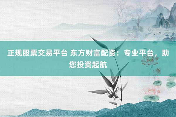 正规股票交易平台 东方财富配资：专业平台，助您投资起航