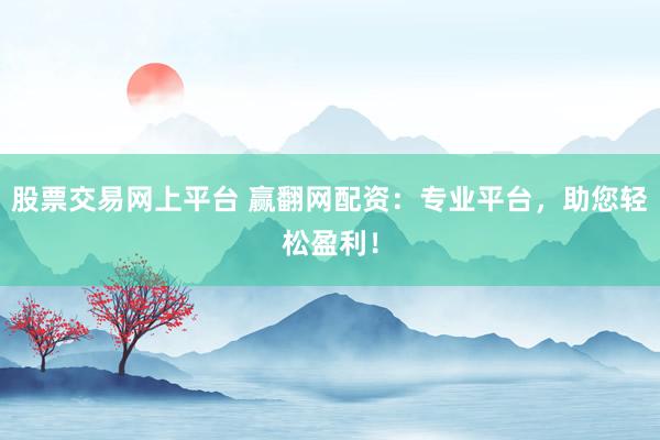 股票交易网上平台 赢翻网配资：专业平台，助您轻松盈利！